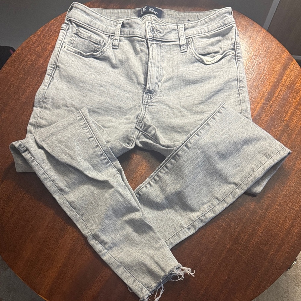 GAP Light Gray Skinny Jeans